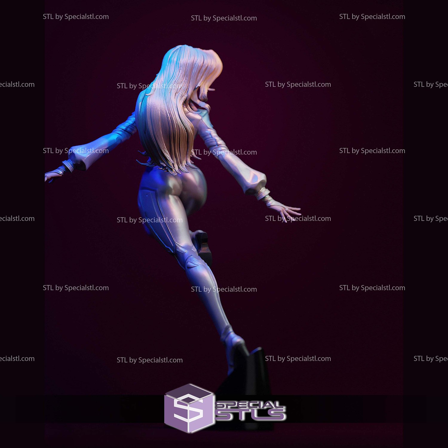 Dagger Tandy Bowen Cloak and Dagger 3D Printer Files STL Model — view 8