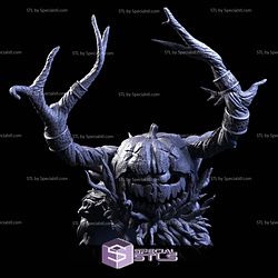 Voljaryk Vikings Warrior 3D Printer Files - Halloween Head Only STL Model