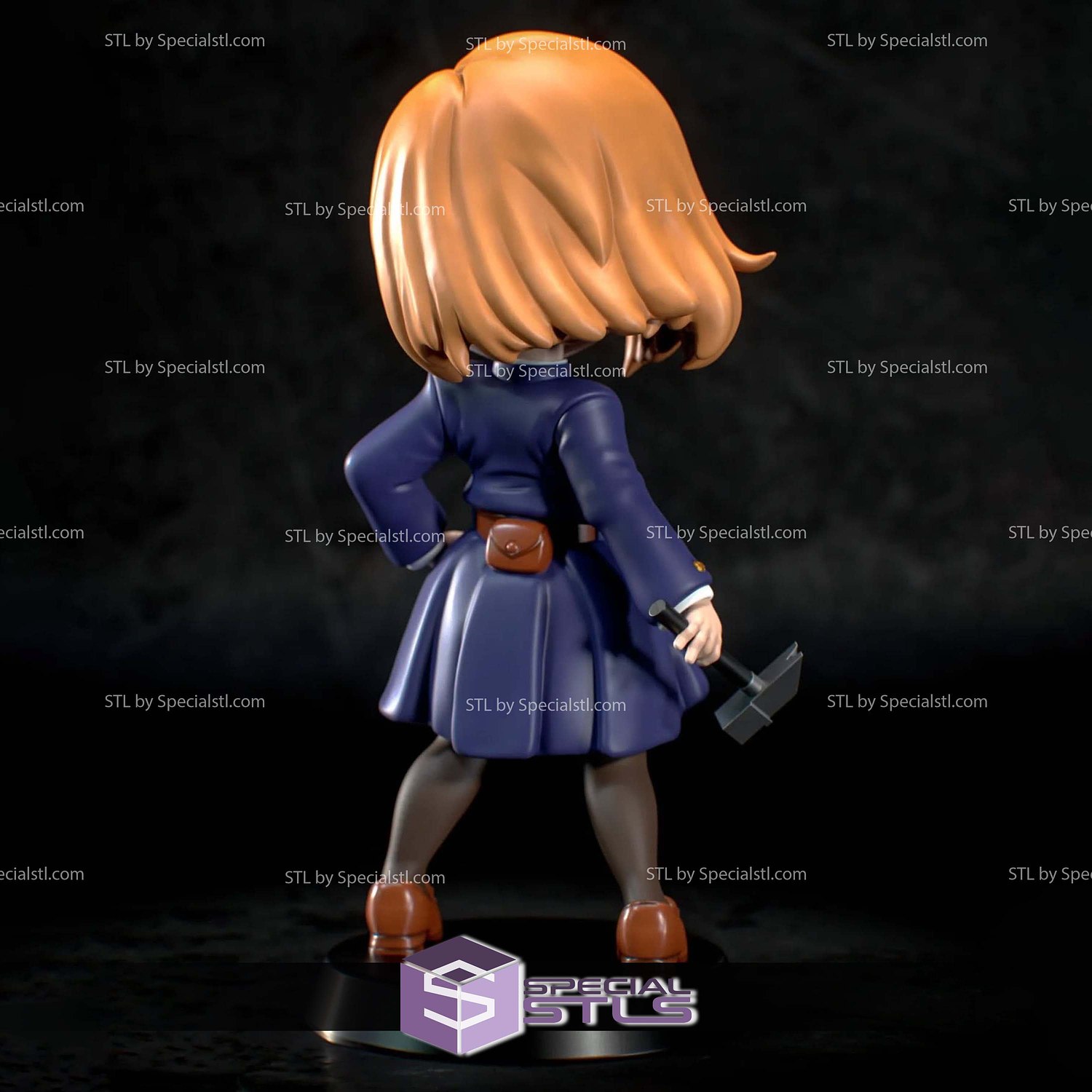 Nobara Kugisaki Chibi V2 3D Print Files STL Model — view 3