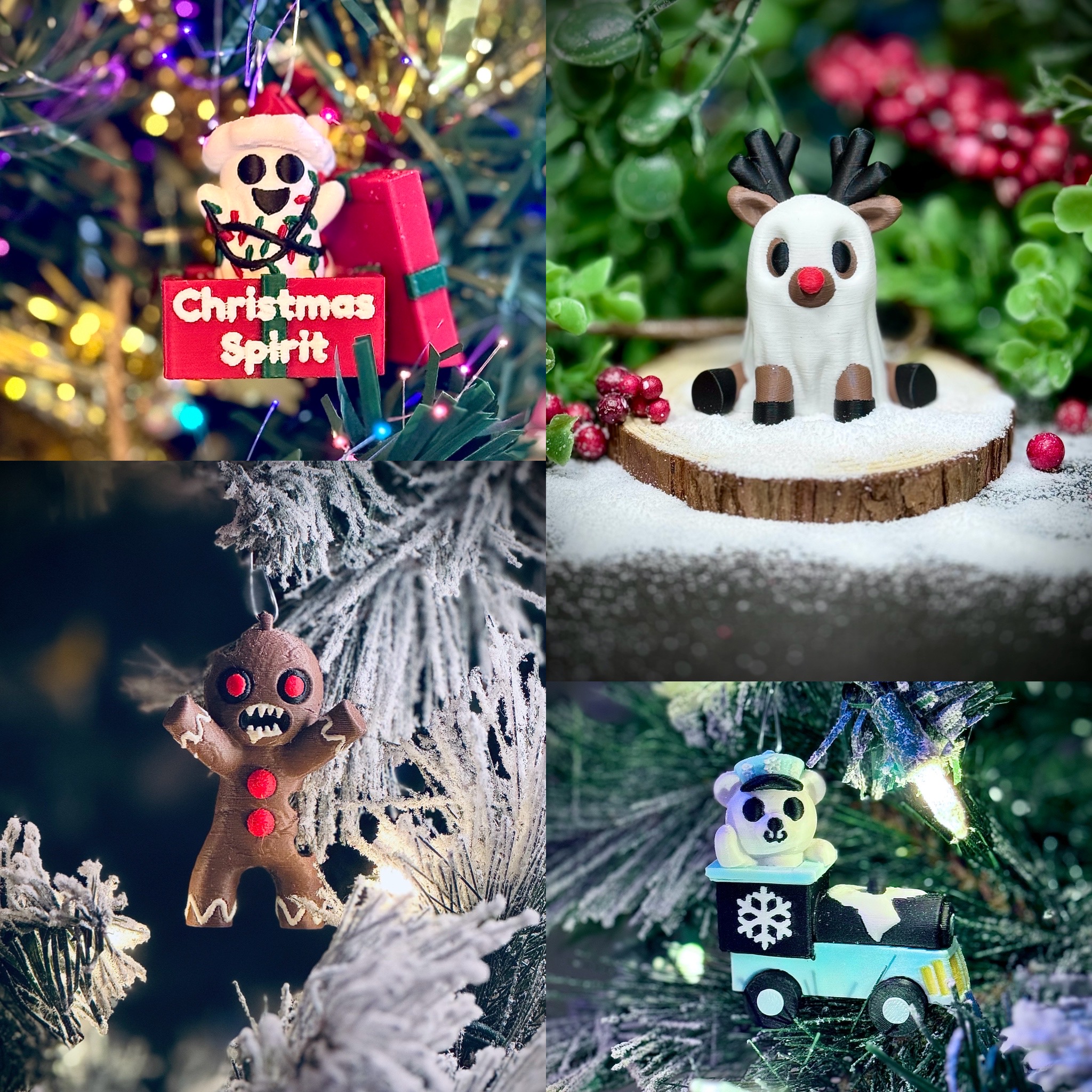 Punny Christmas 2024 Drop - 3D 3MF Model — view 2