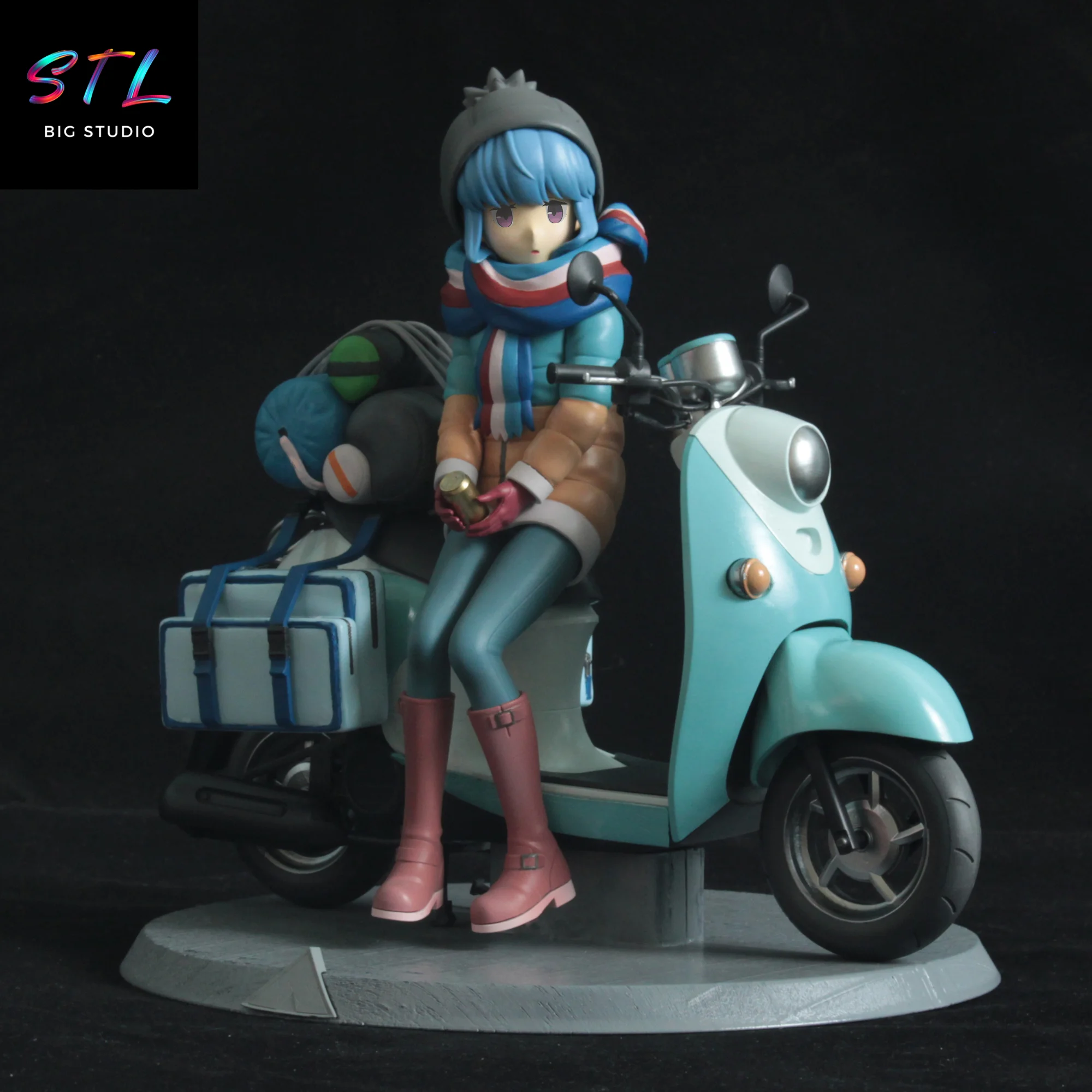 Rin Shima STL | Yuru Camp | 3D Printable Figure Model