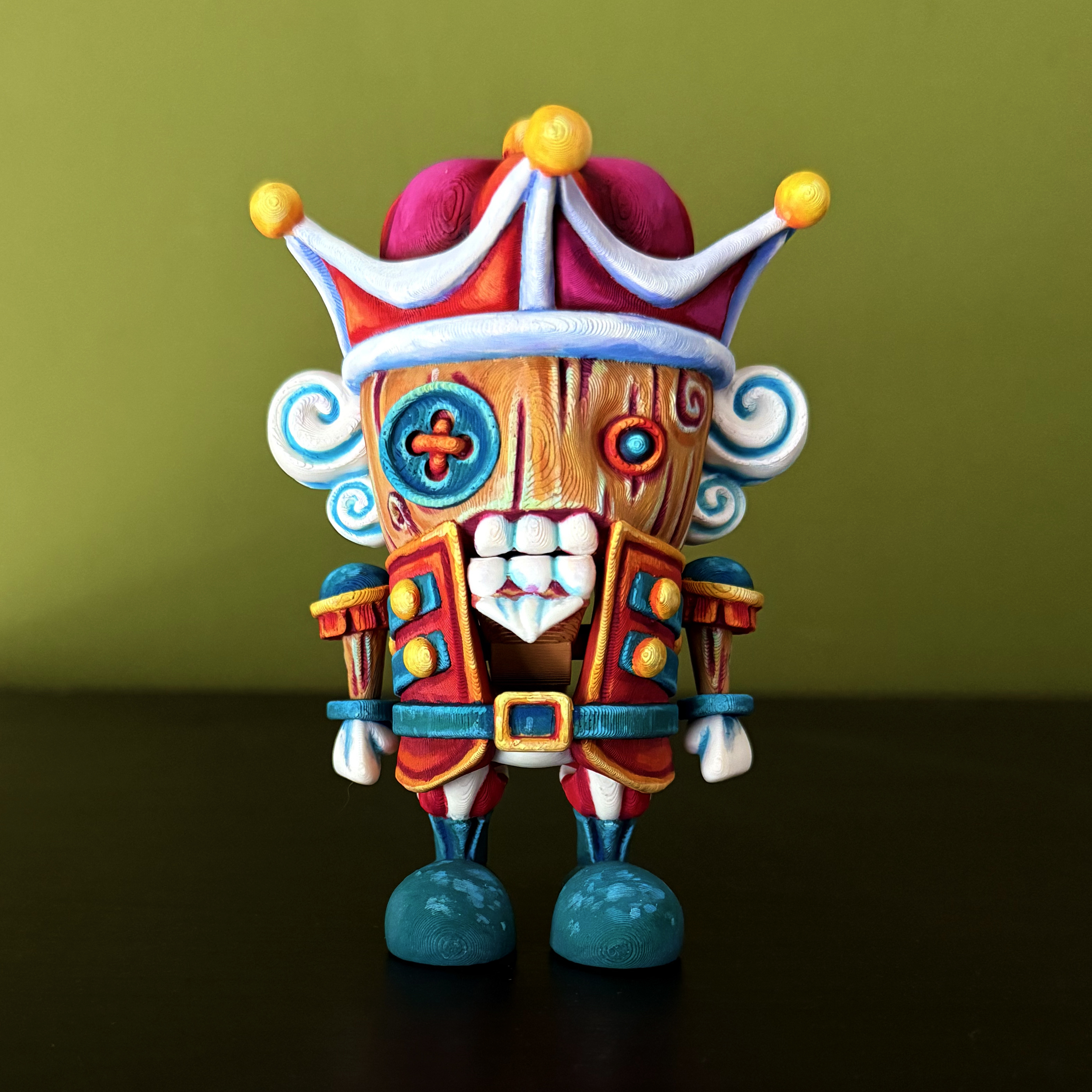 Twisty Nutcracker 3D STL Model