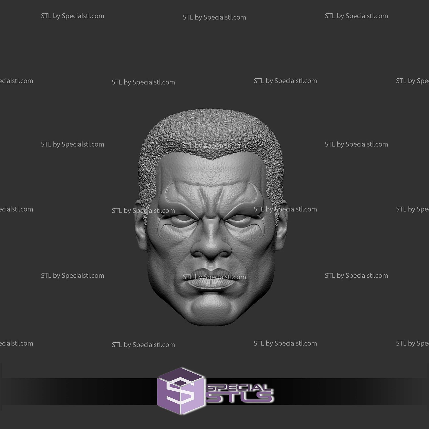 Custom Figure Head STL Collection - Icon Marvel 3D Model — view 2