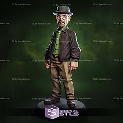 Heisenberg Breaking Bad Cartoon Style 3D Printer Files STL Model — view 1