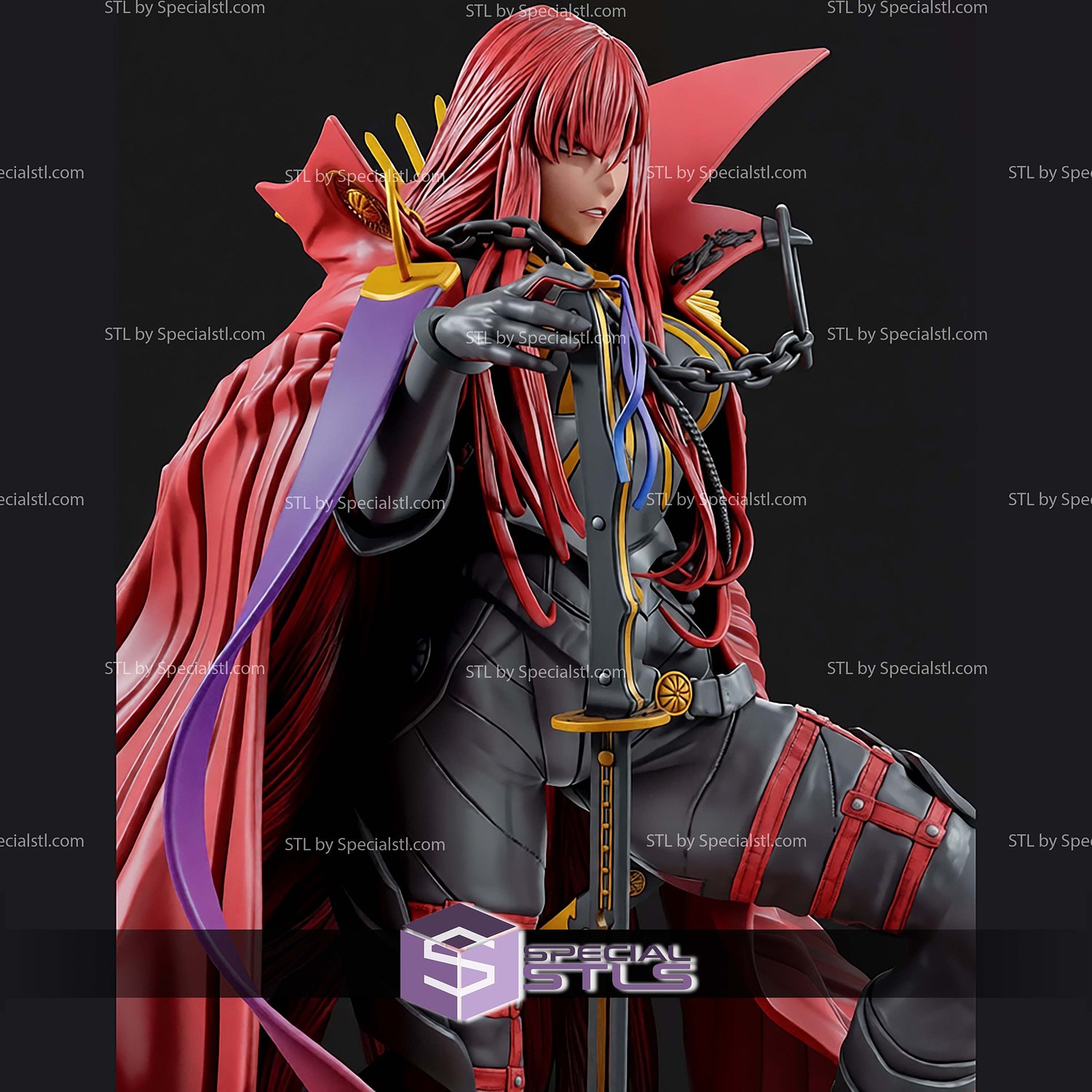 Nobunaga Avenger Fate STL Files 3D Model — view 5