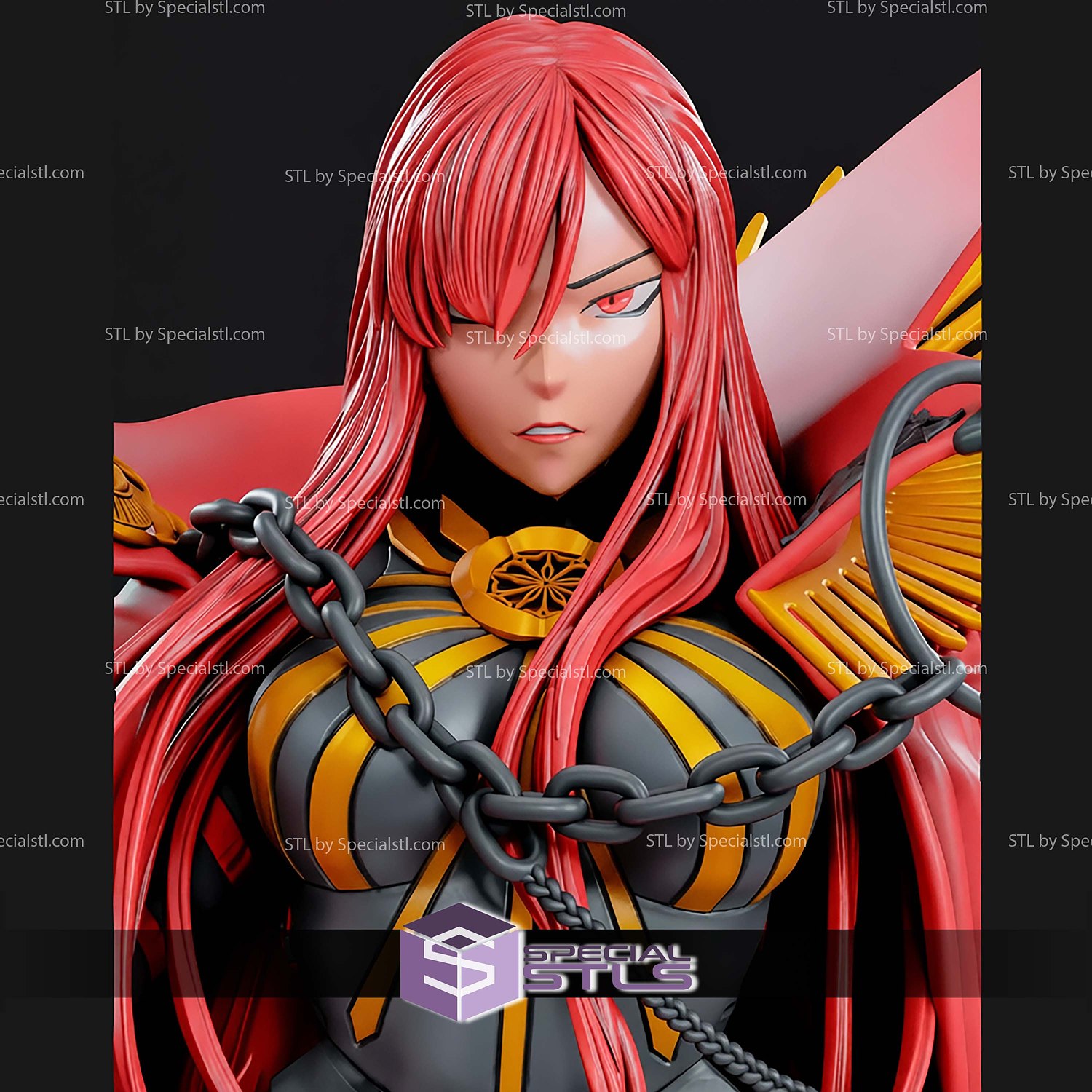 Nobunaga Avenger Fate STL Files 3D Model — view 7
