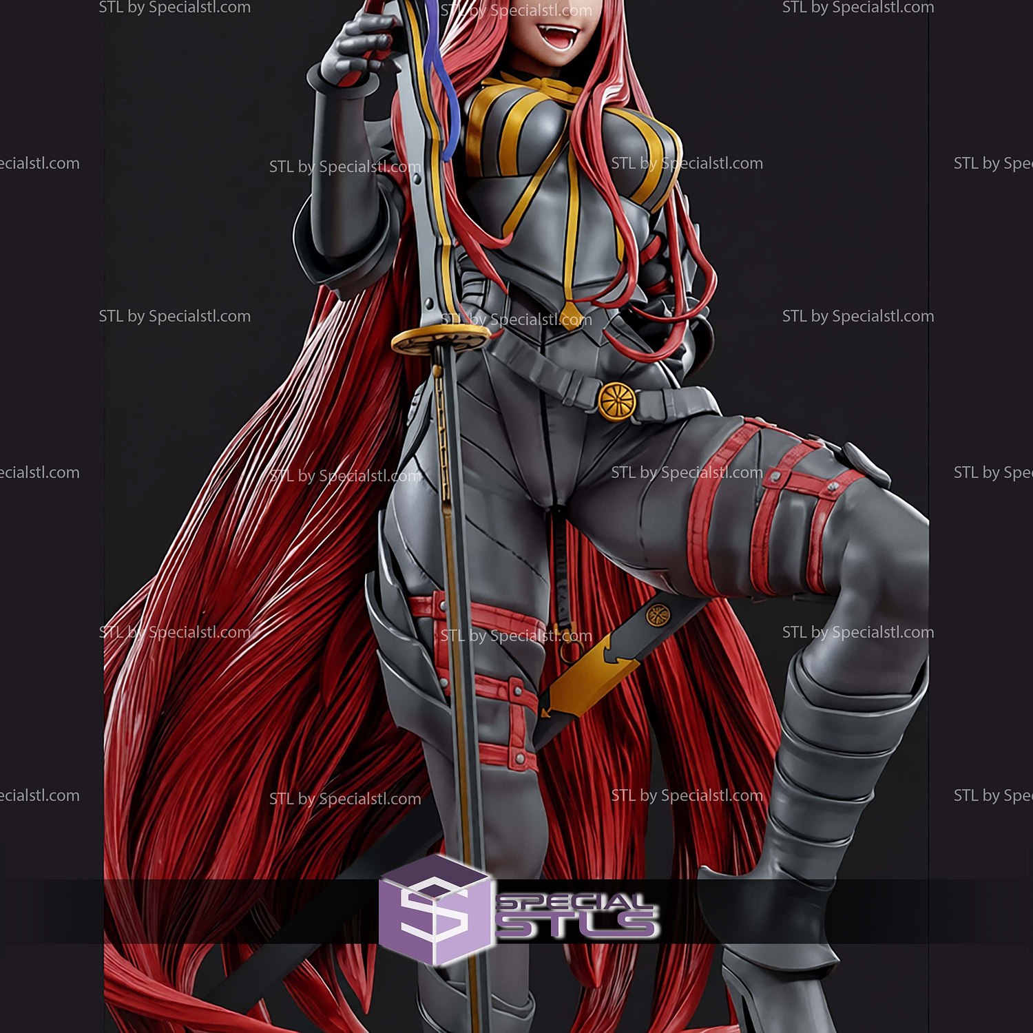 Nobunaga Avenger Fate STL Files 3D Model — view 8