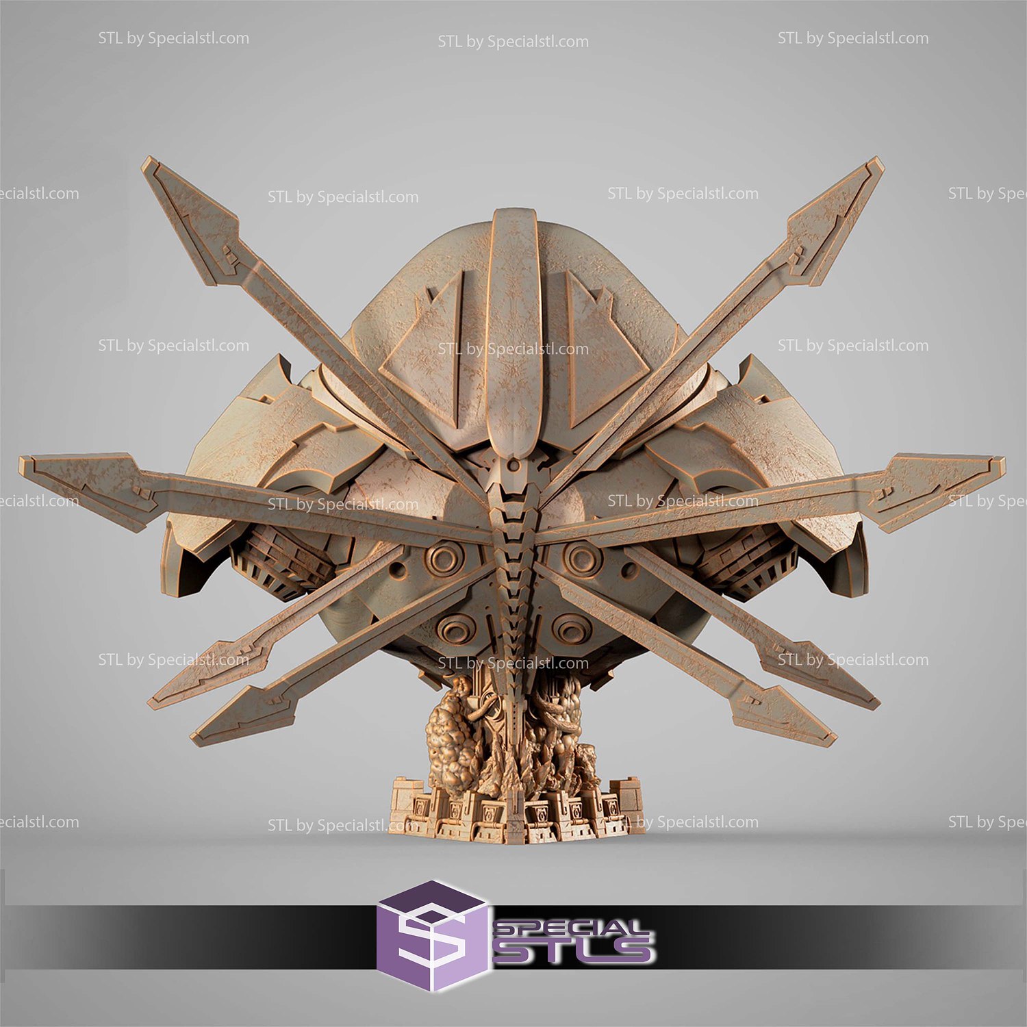 X-men Nimrod Portrait Bust 3D Printer Files STL Model — view 2