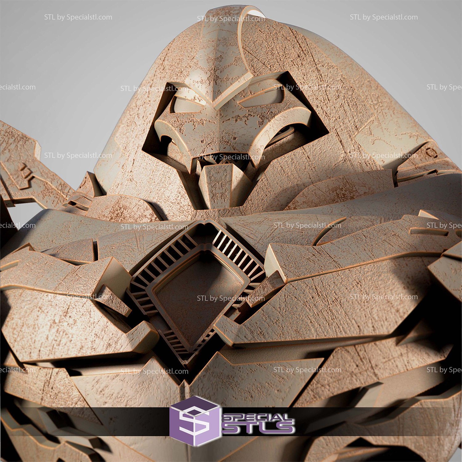 X-men Nimrod Portrait Bust 3D Printer Files STL Model — view 3