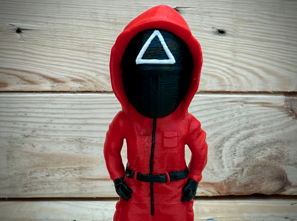 Squid Game Red Soldier Figures 3D STL Model — view 7