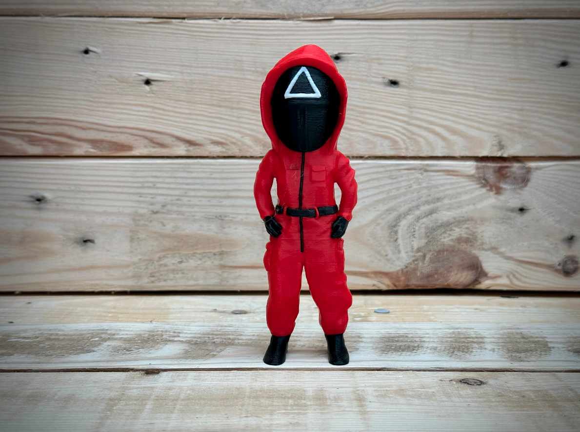 Squid Game Red Soldier Figures 3D STL Model — view 8