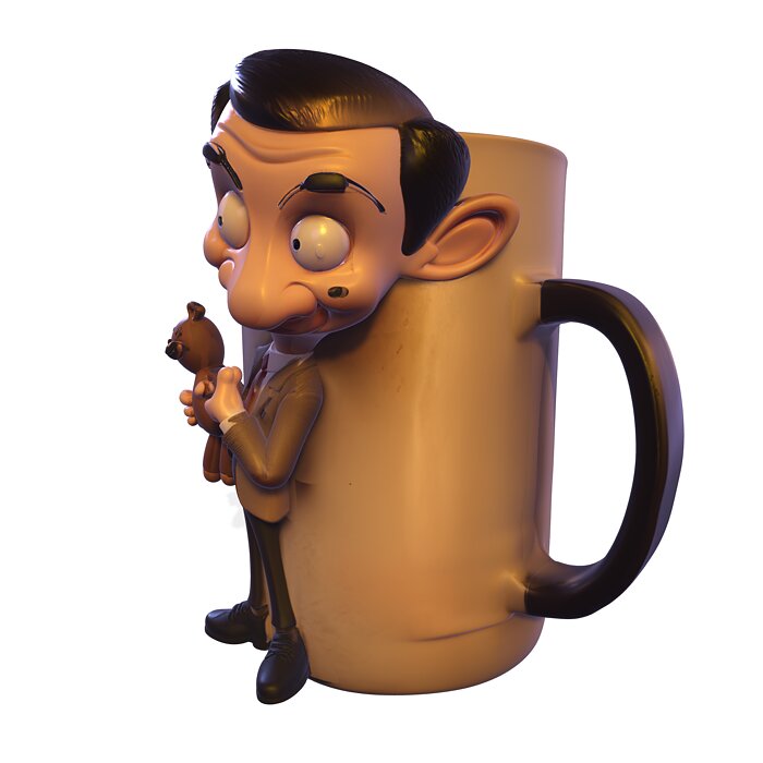 PBR  Pencil Holder 3D USDZ Model — view 2