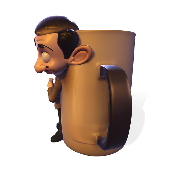PBR  Pencil Holder 3D USDZ Model — view 3
