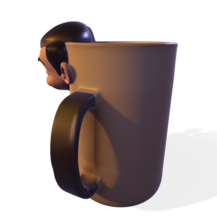 PBR  Pencil Holder 3D USDZ Model — view 4