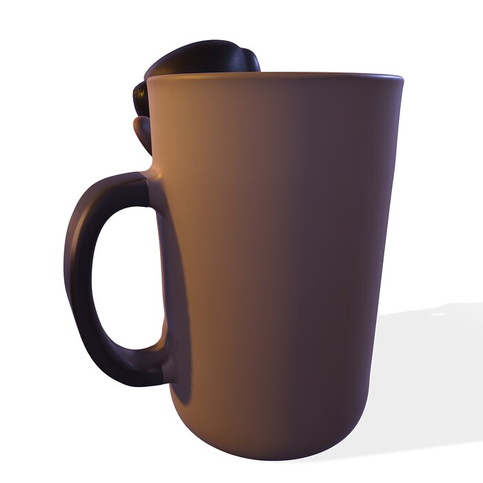 PBR  Pencil Holder 3D USDZ Model — view 5
