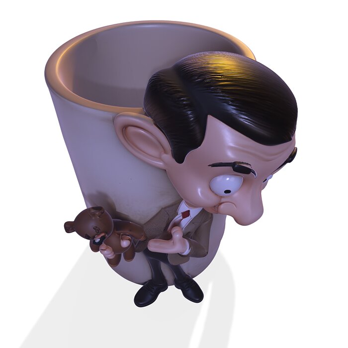 PBR  Pencil Holder 3D USDZ Model — view 8
