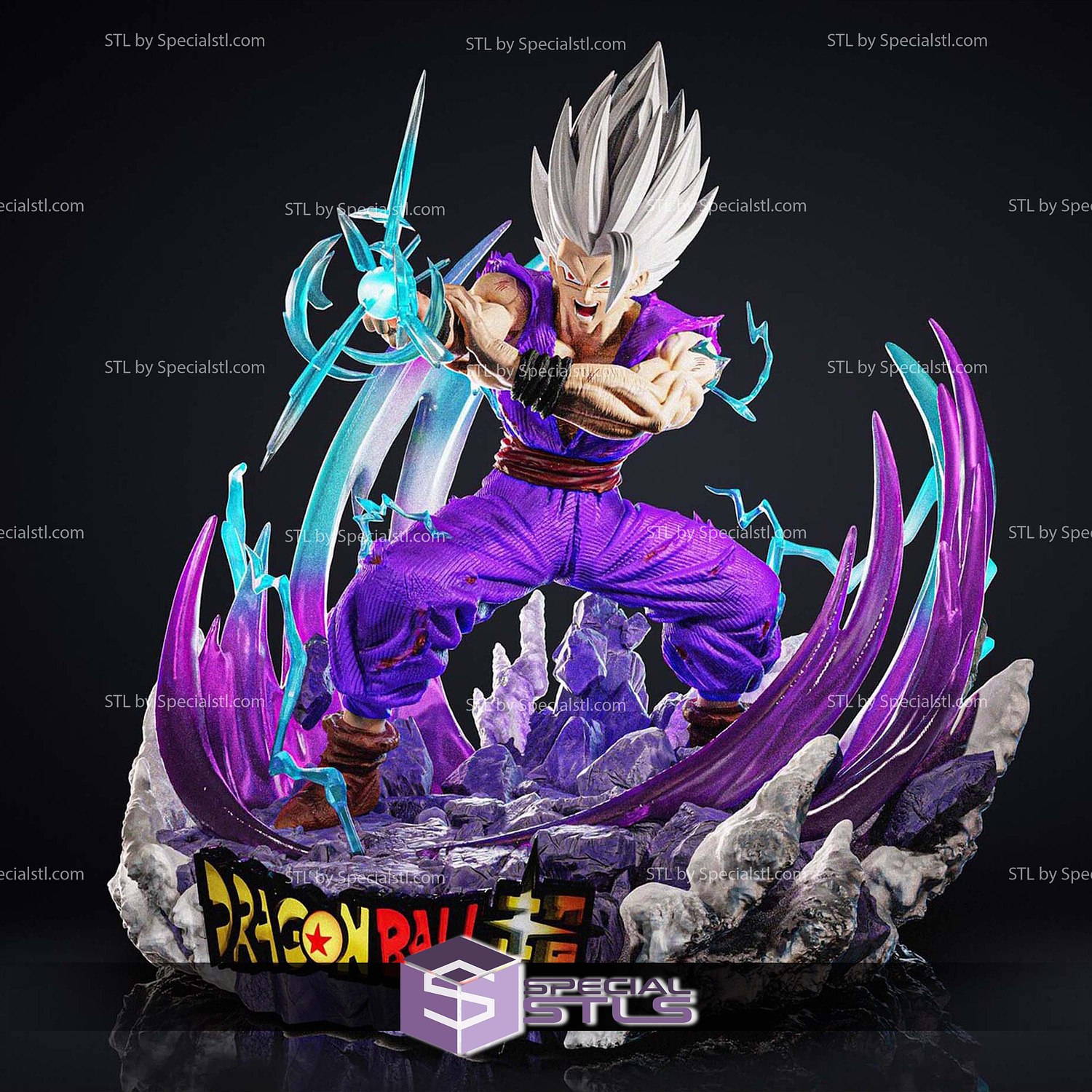 Gohan Makankosappo 3D Printing Models STL Model — view 2
