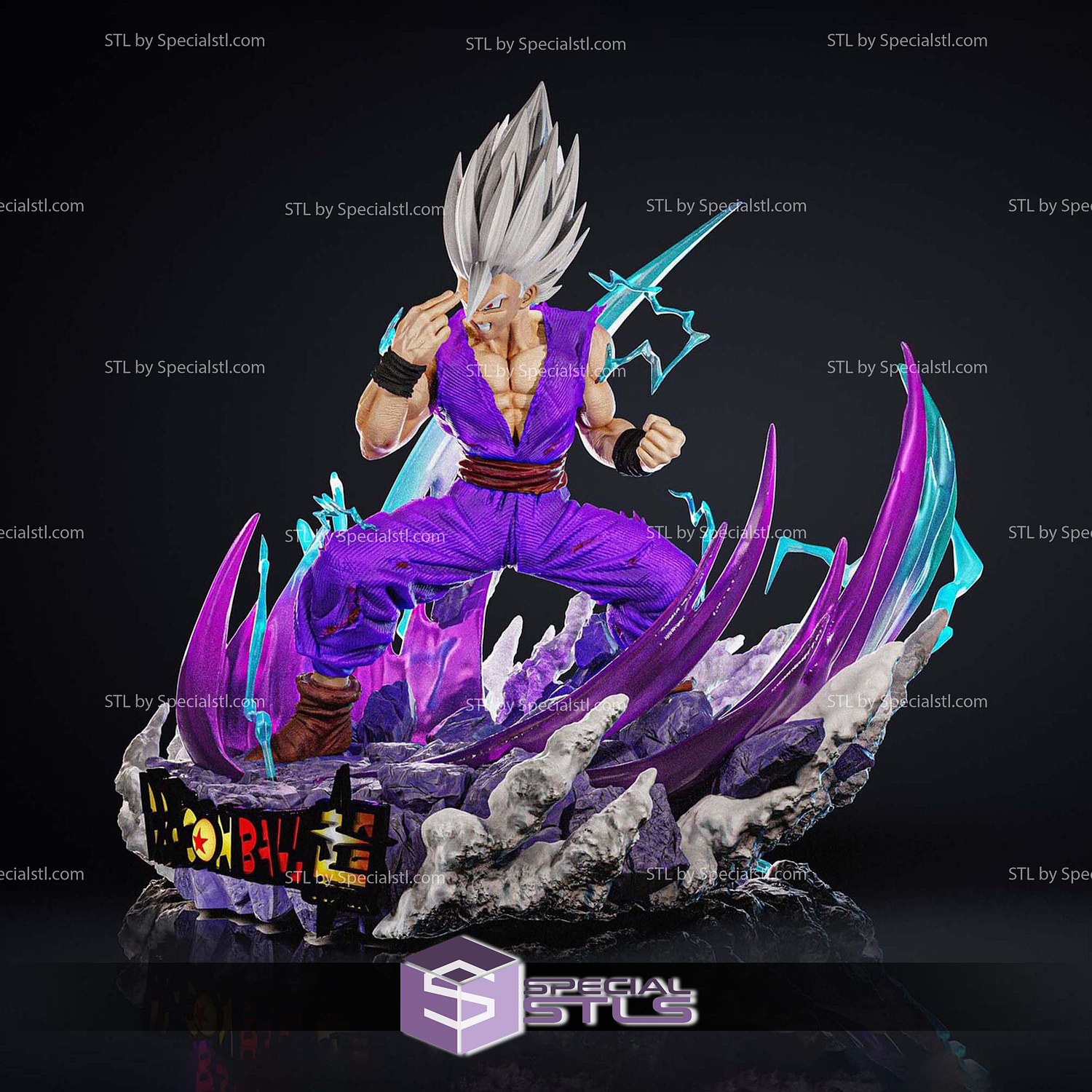 Gohan Makankosappo 3D Printing Models STL Model — view 4