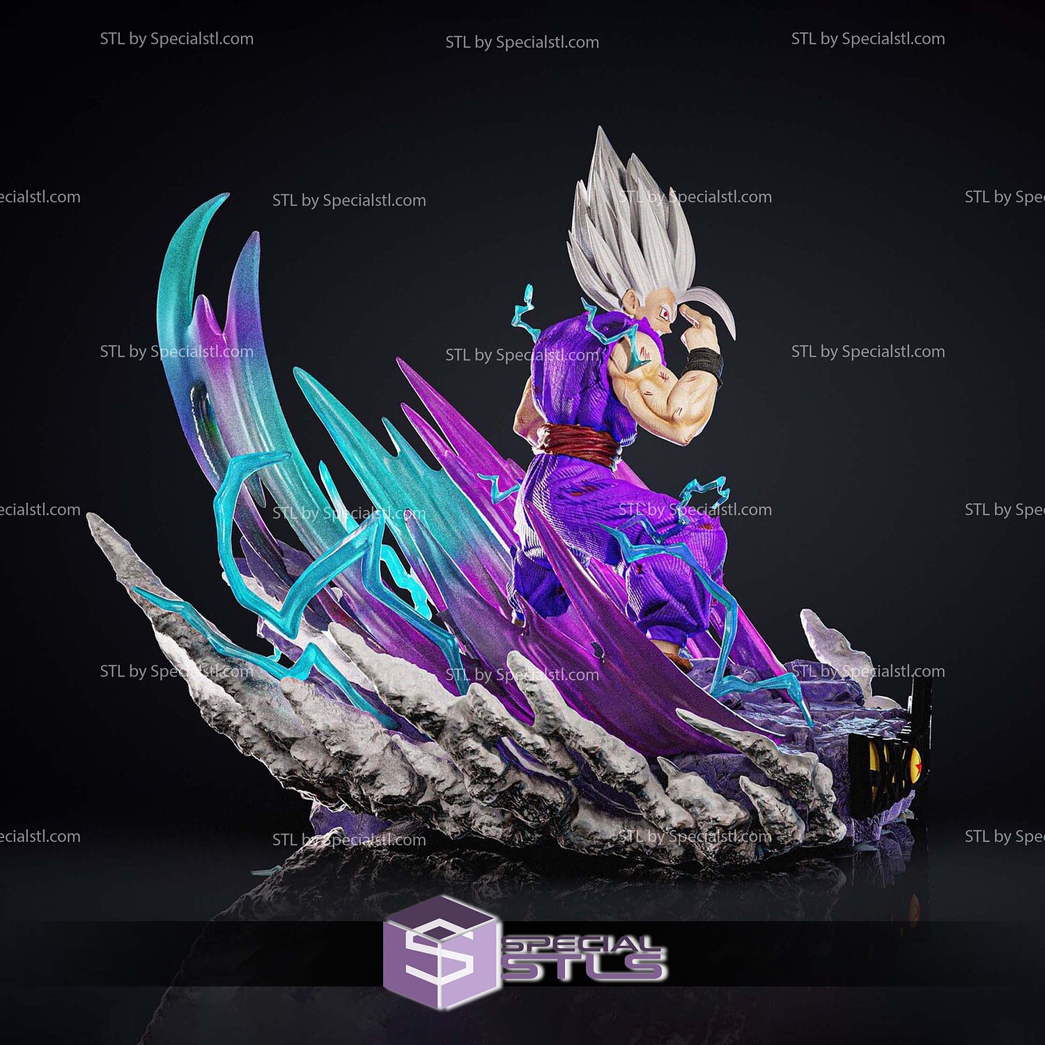 Gohan Makankosappo 3D Printing Models STL Model — view 5