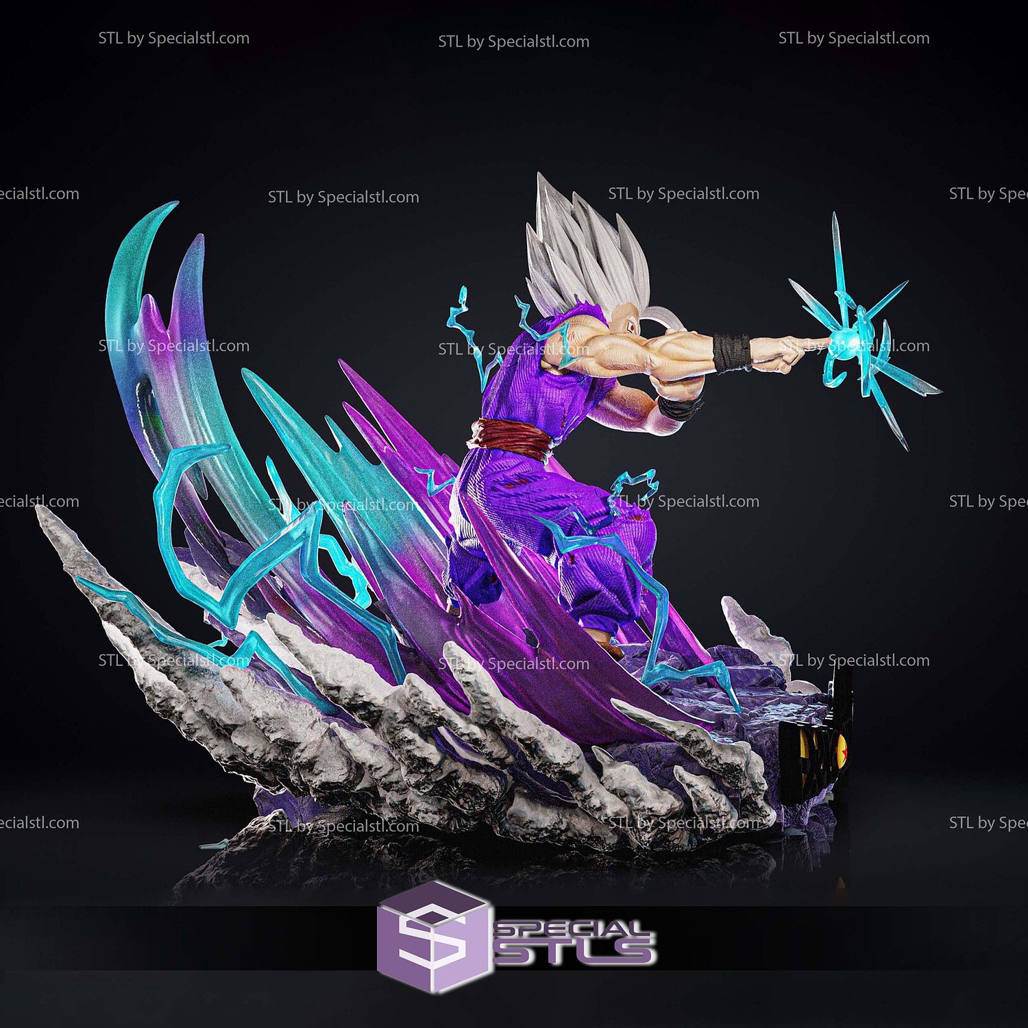Gohan Makankosappo 3D Printing Models STL Model — view 6