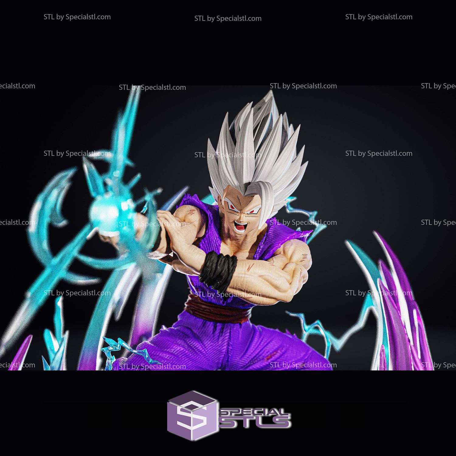 Gohan Makankosappo 3D Printing Models STL Model — view 7