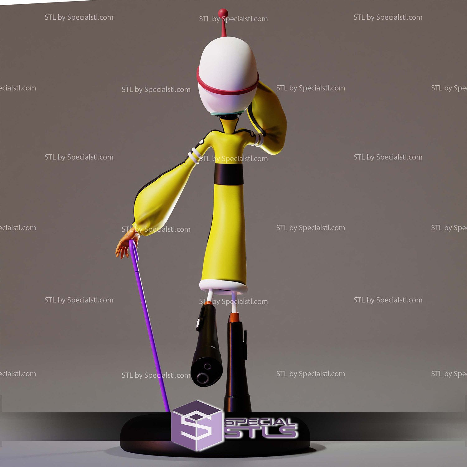 Brook One Piece 3D Printer Files STL Model — view 4