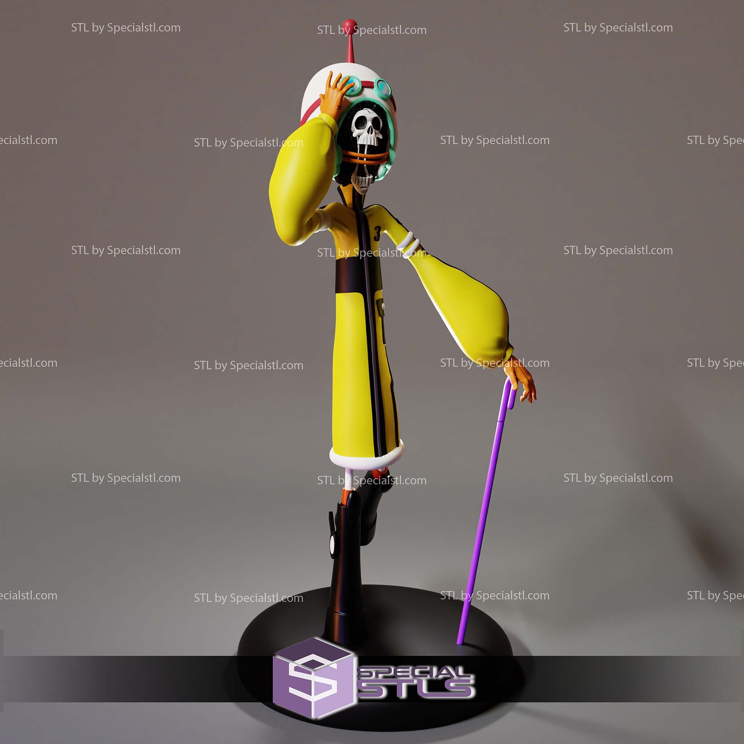 Brook One Piece 3D Printer Files STL Model — view 5