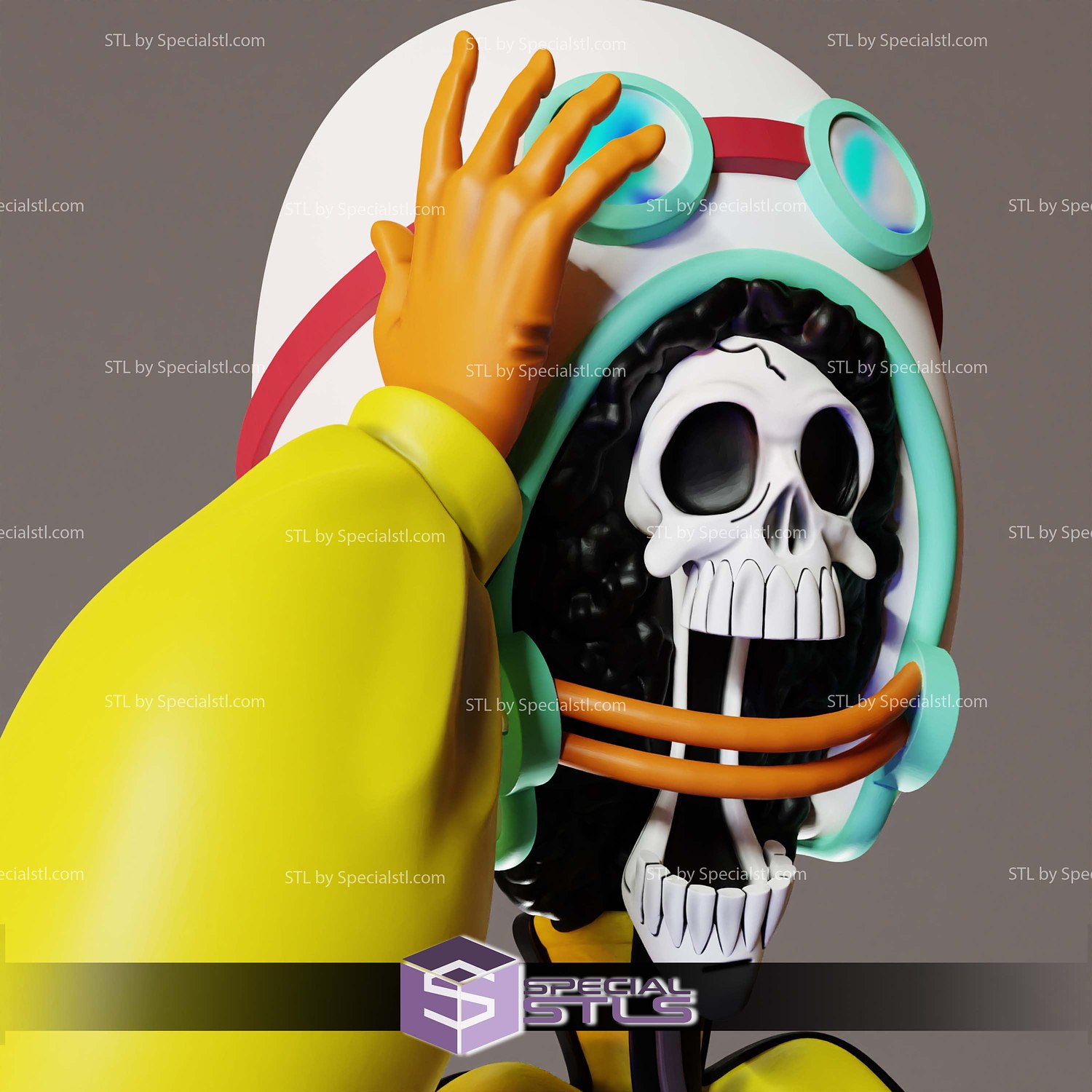 Brook One Piece 3D Printer Files STL Model — view 6