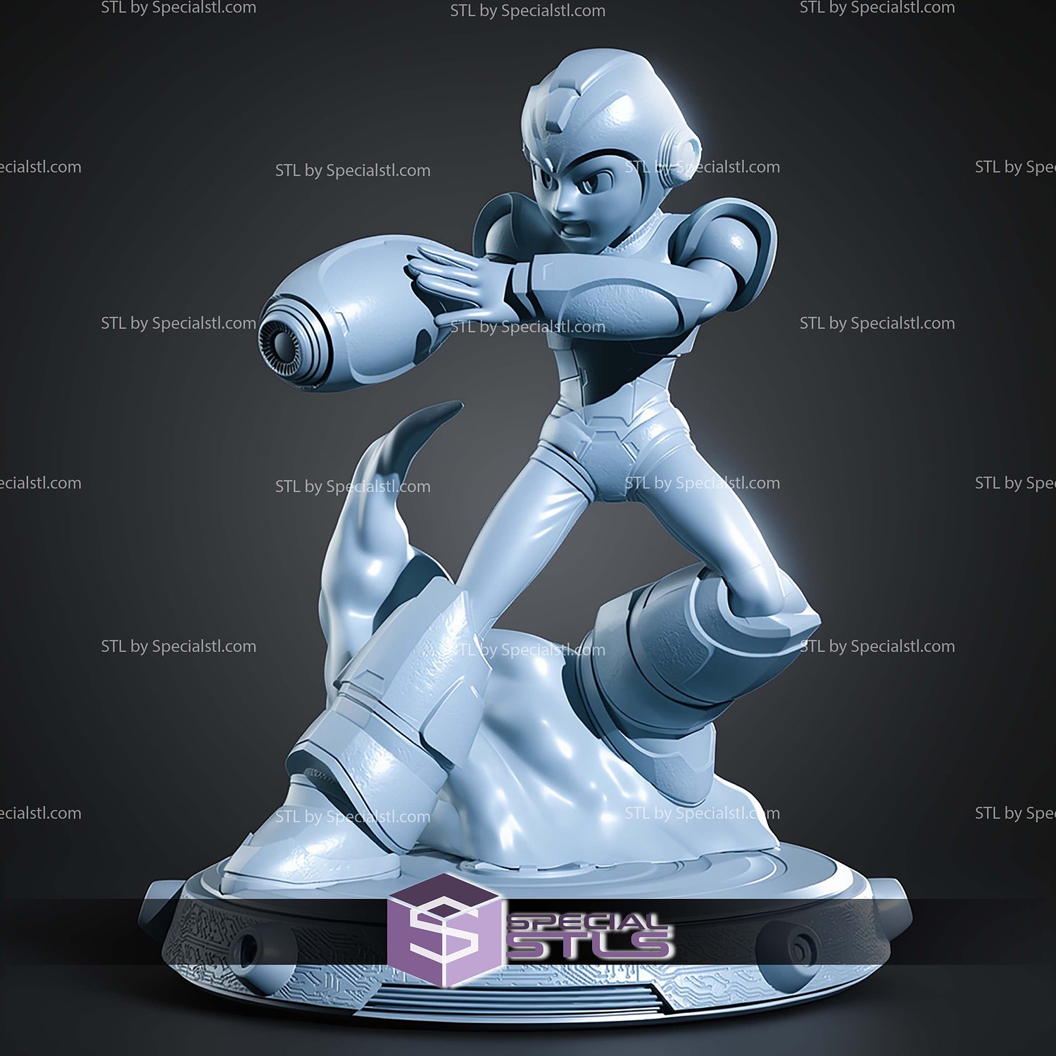 Mega Man X Standalone Version STL Files 3D Model — view 6