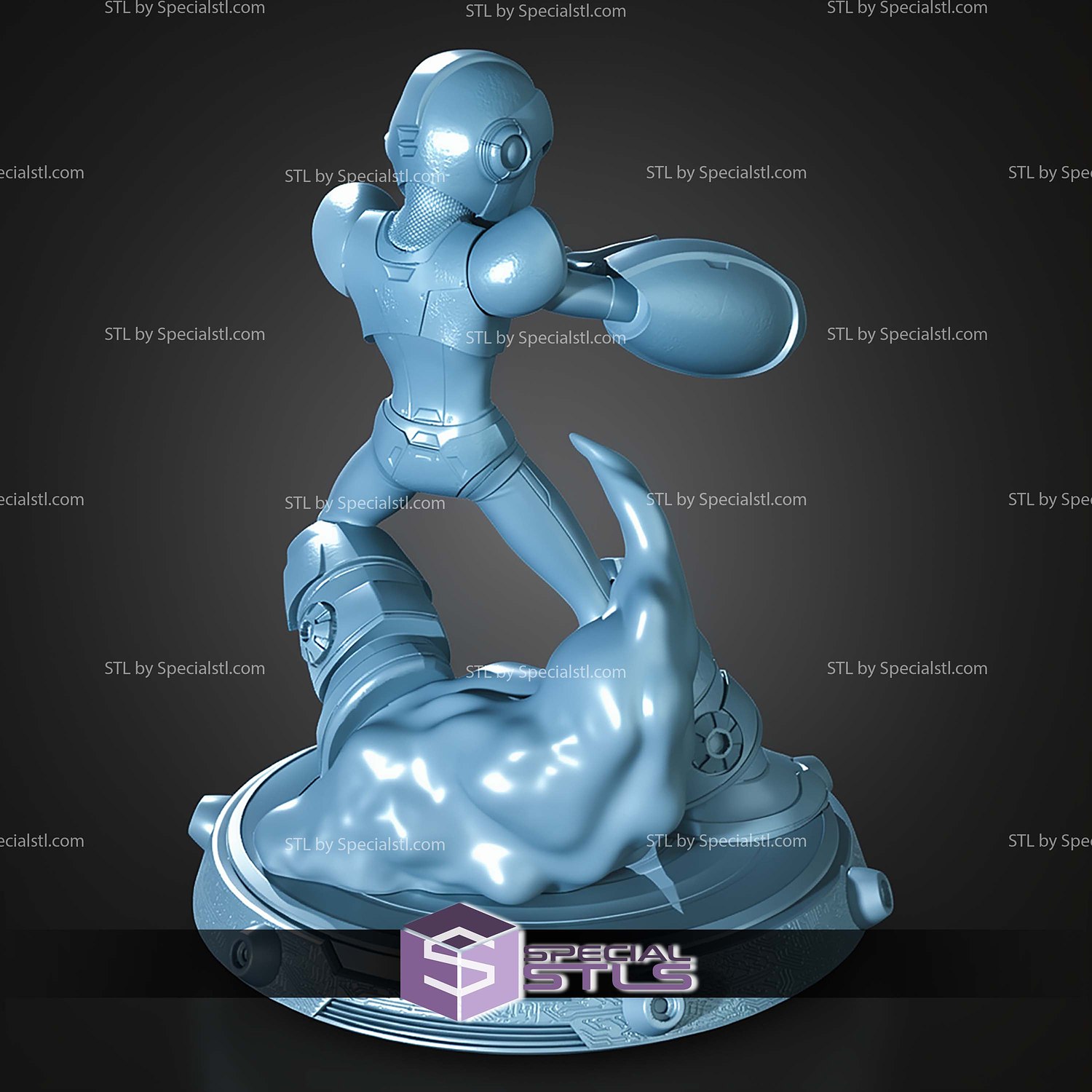 Mega Man X Standalone Version STL Files 3D Model — view 7