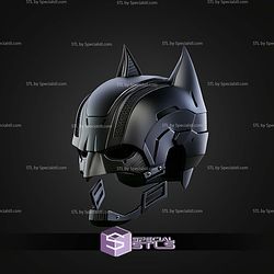 Cosplay STL Files Batman Dark Detective Helmet 3D Model
