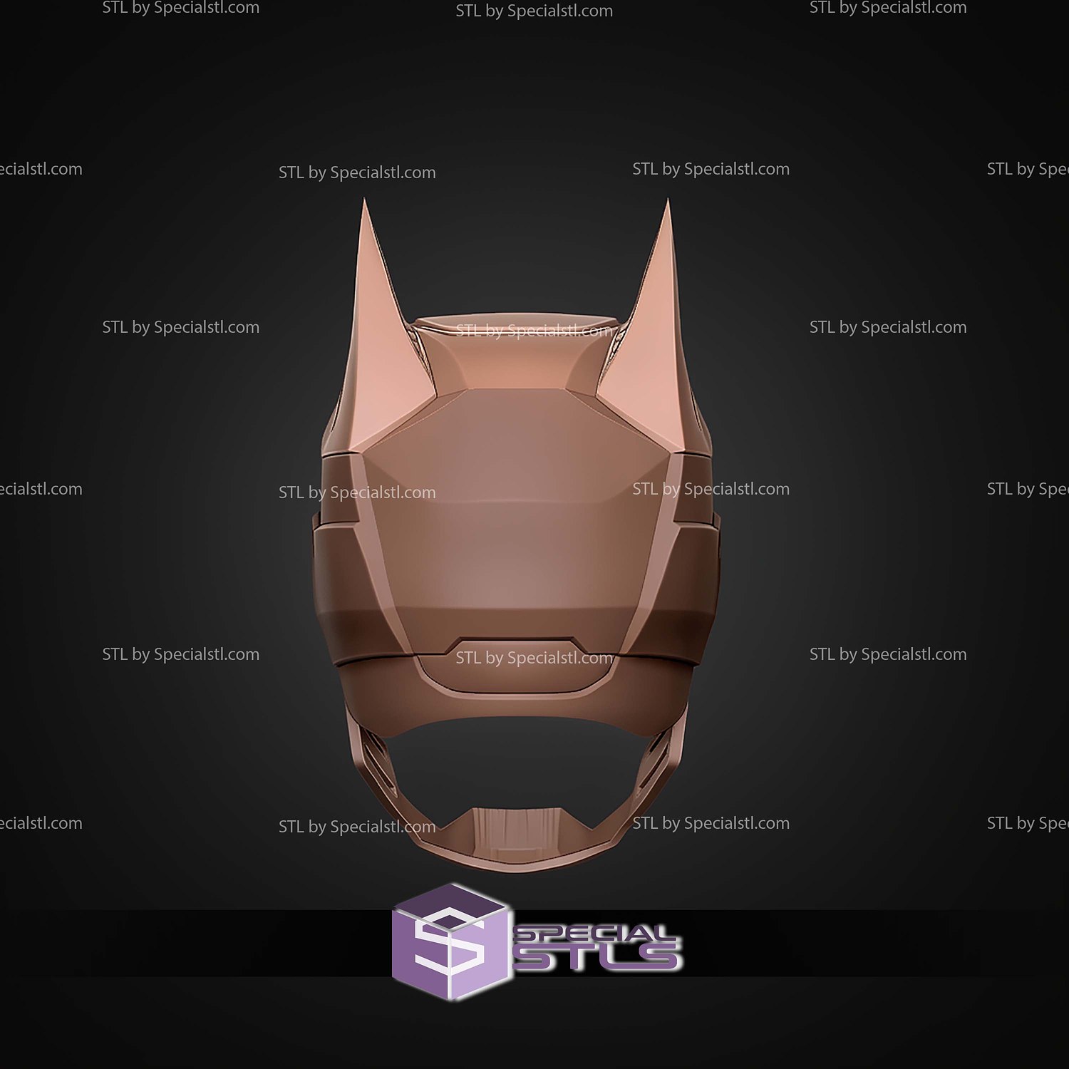 Cosplay STL Files Batman Dark Detective Helmet 3D Model — view 3
