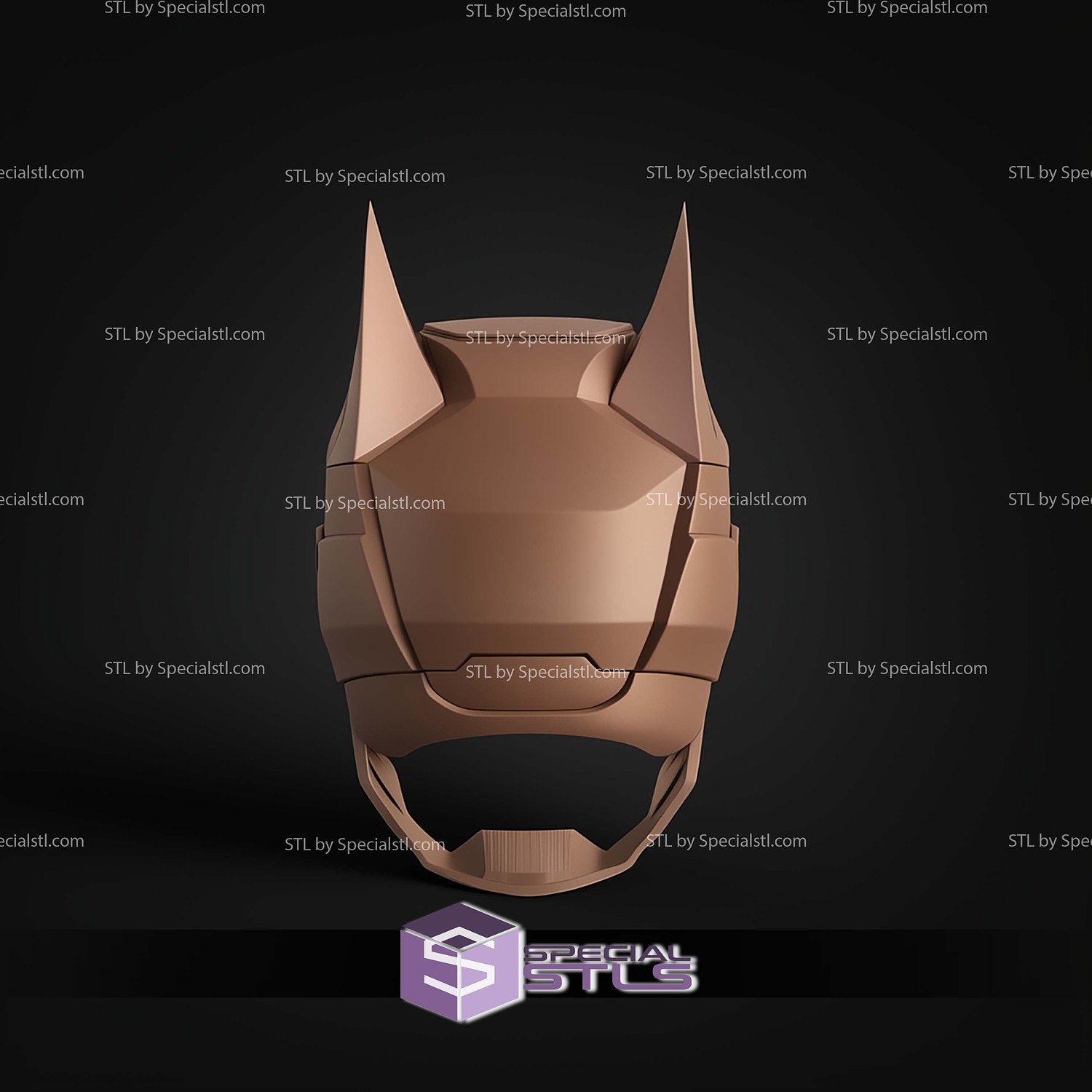 Cosplay STL Files Batman Dark Detective Helmet 3D Model — view 4