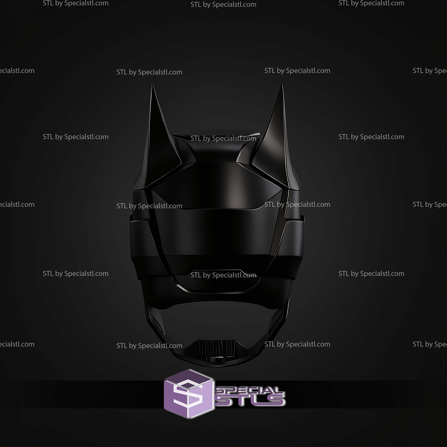 Cosplay STL Files Batman Dark Detective Helmet 3D Model — view 5