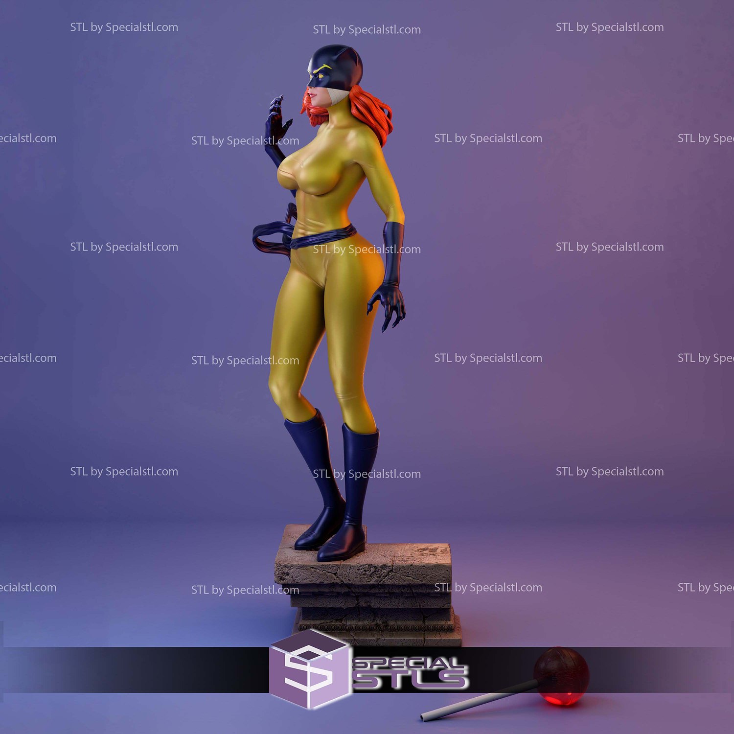 Trish Walker Hellcat Marvel Hero 3D Print Files STL Model — view 2