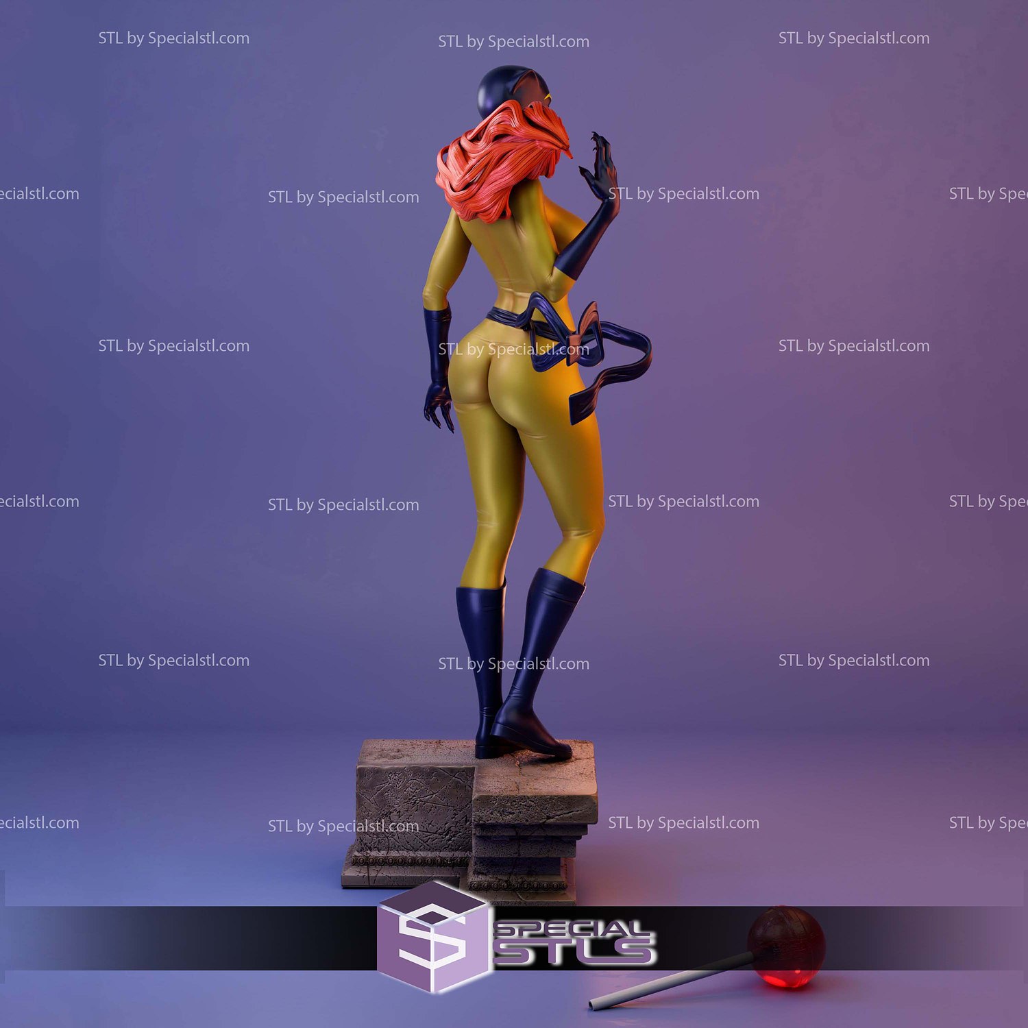 Trish Walker Hellcat Marvel Hero 3D Print Files STL Model — view 3