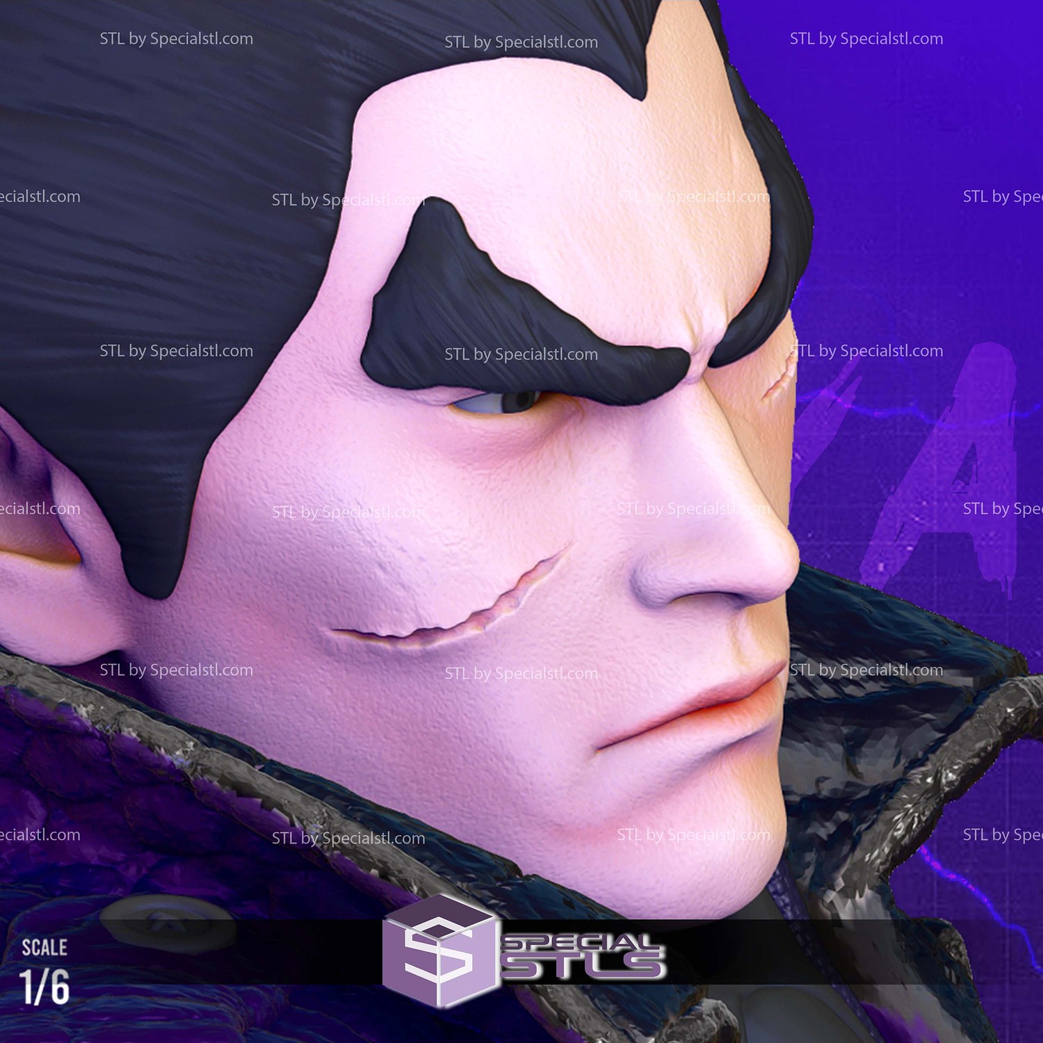 Kazuya Mishima Tekken in Suit 3D Printer Files STL Model — view 6
