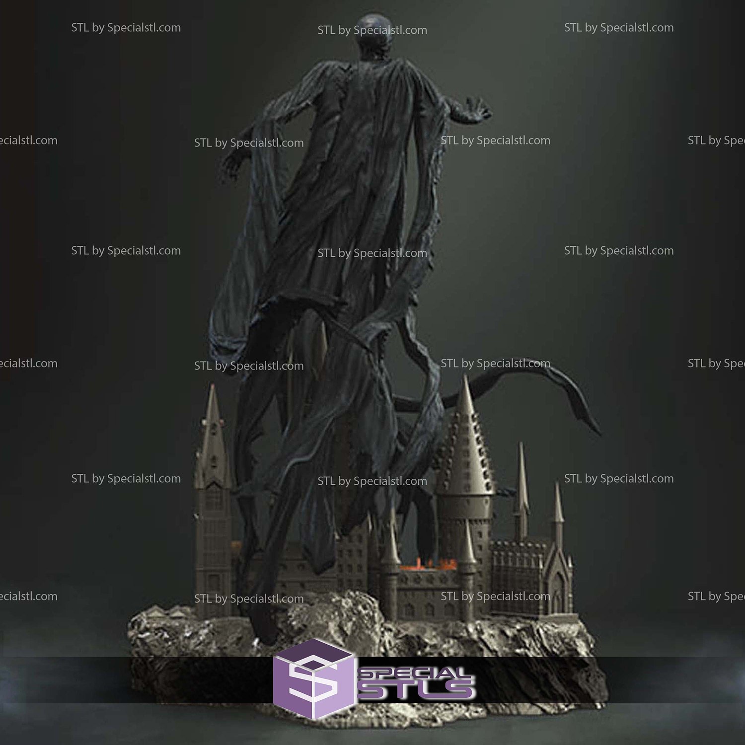 Dementor Harry Potter 3D Printing Models STL Model — view 3