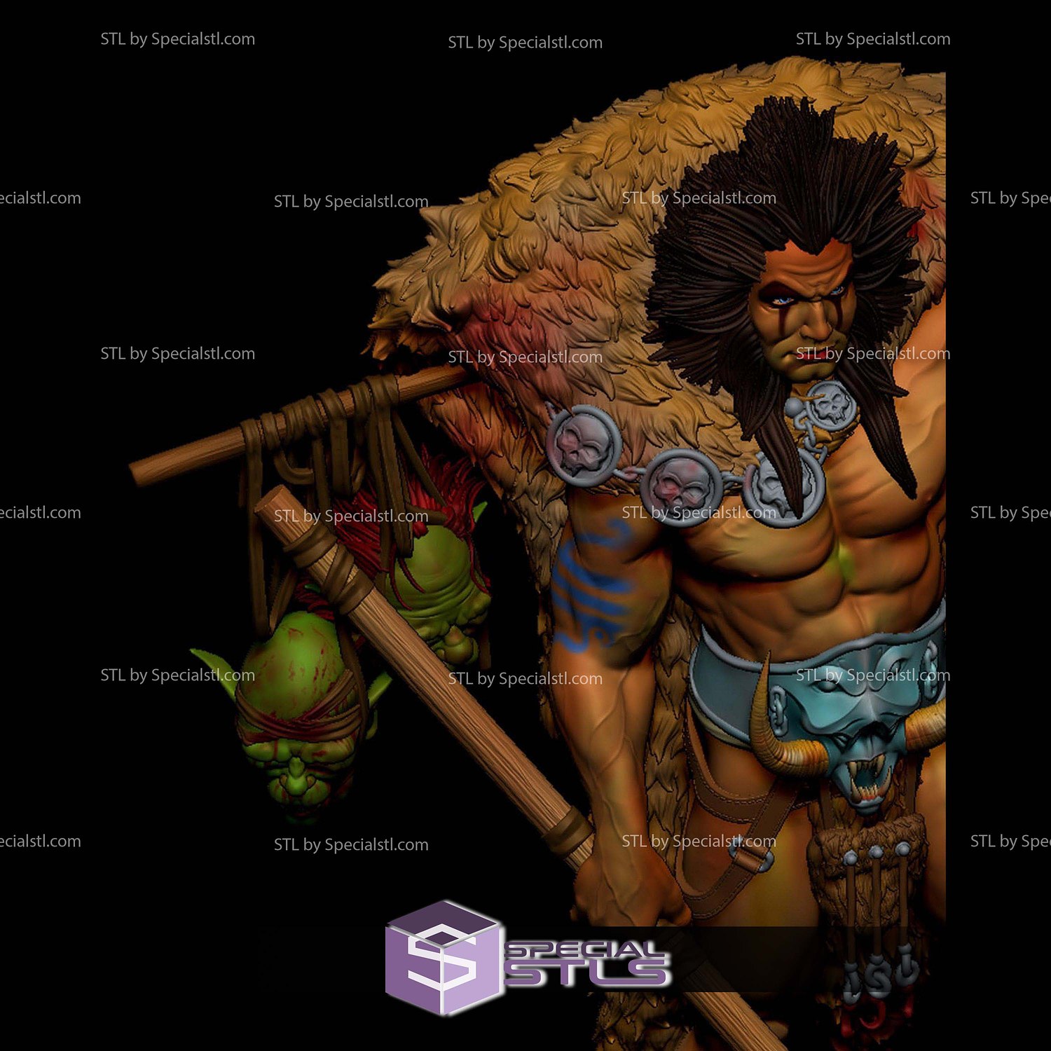 Behold the Horned God 1-10 STL Files 3D Model — view 2