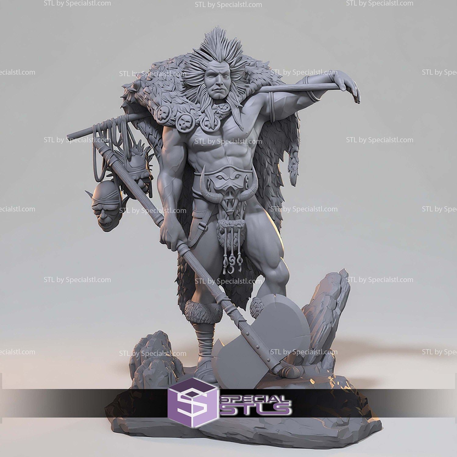 Behold the Horned God 1-10 STL Files 3D Model — view 6