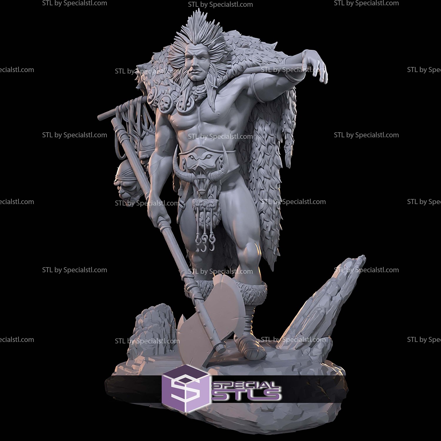 Behold the Horned God 1-10 STL Files 3D Model — view 7