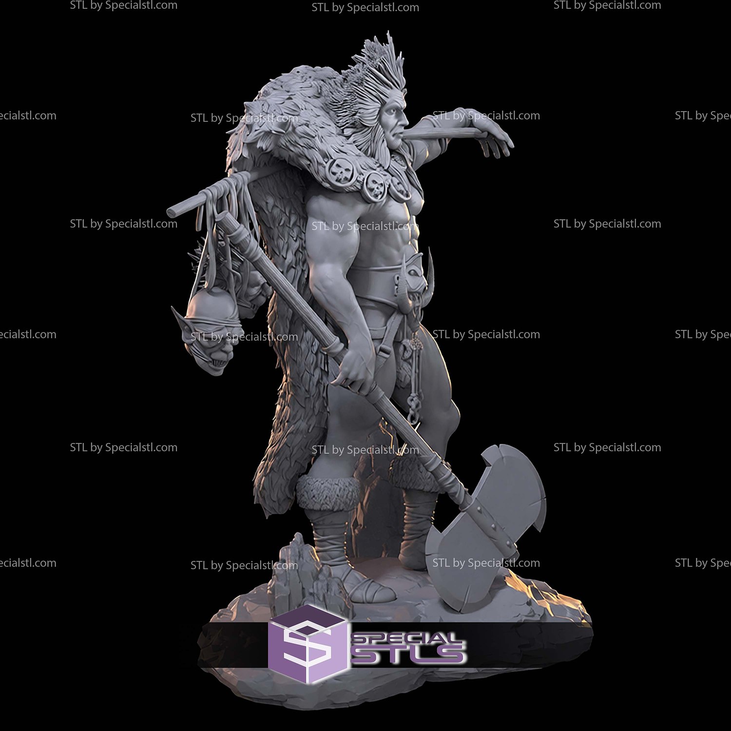 Behold the Horned God 1-10 STL Files 3D Model — view 8