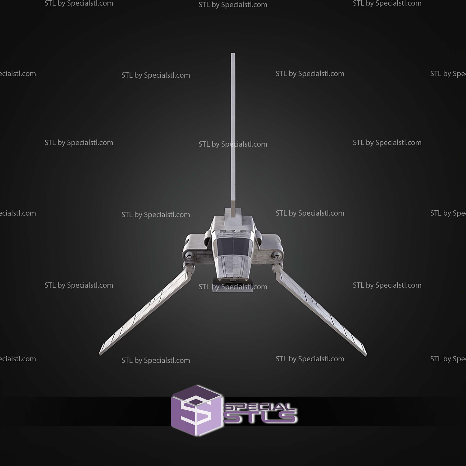 Lambda Shuttle Vehicle Kit Card STL Files 3D Model — view 8
