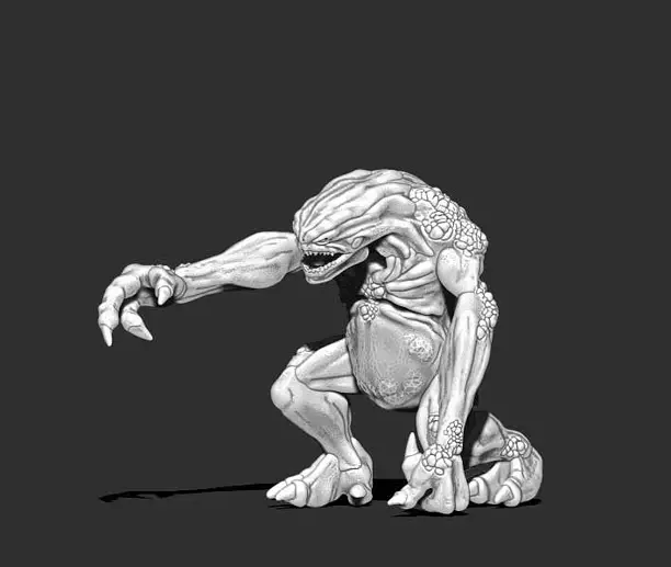 Troll 3D print model - 61 mm STL Model