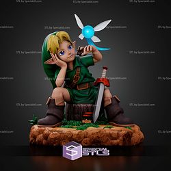 Young Link Jungle STL Files 3D Model — view 1