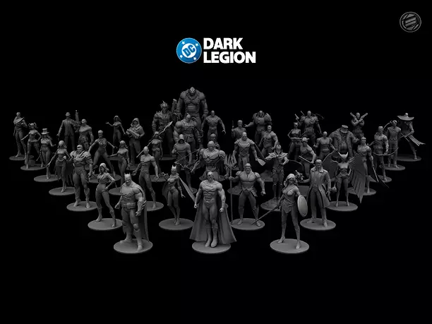 Miniatures - DC Dark Legion 3D STL Model