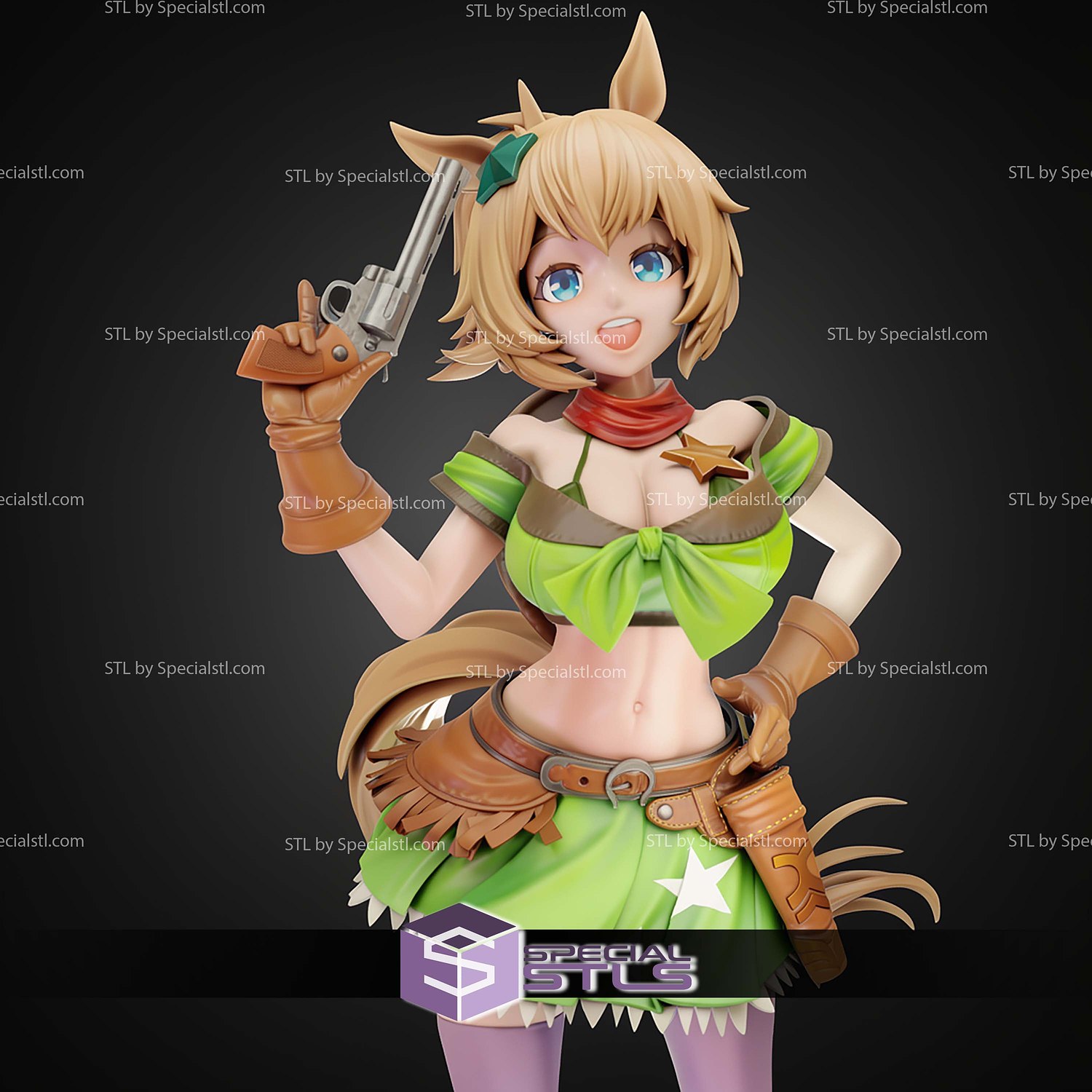 Taiki Shuttle Umamusume STL Files 3D Model — view 2