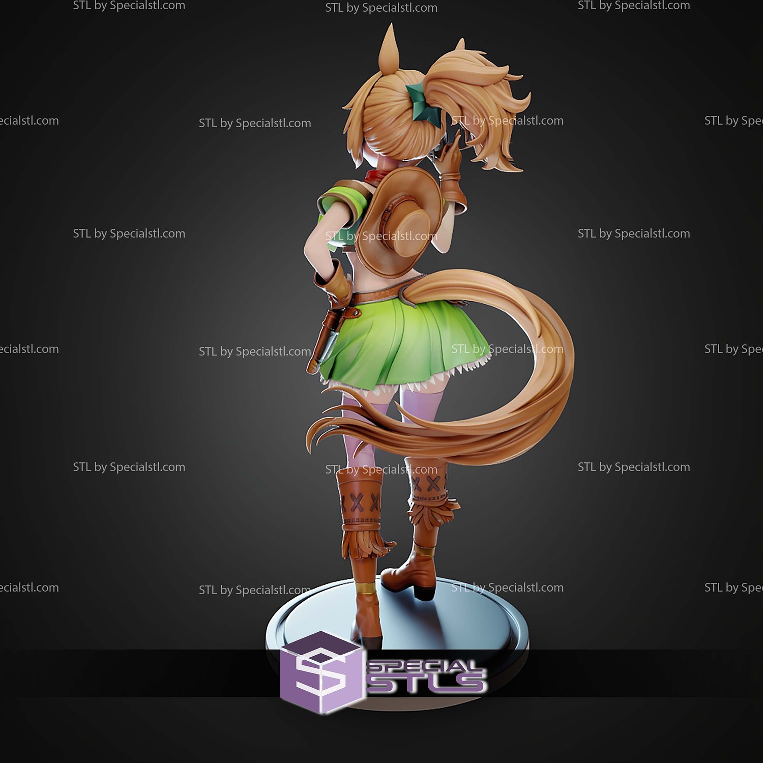 Taiki Shuttle Umamusume STL Files 3D Model — view 3