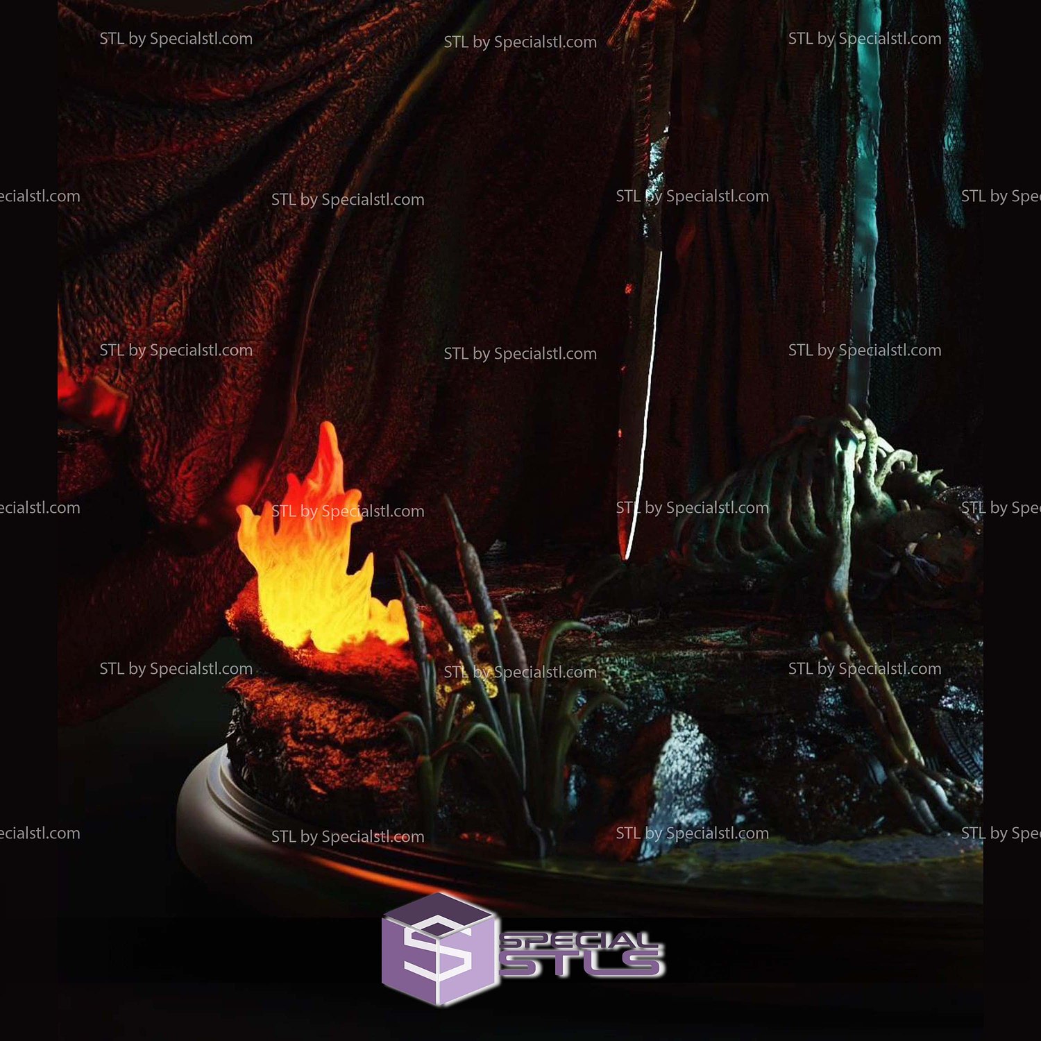 Hyndla Vikings STL Printer Files 3D Model — view 3