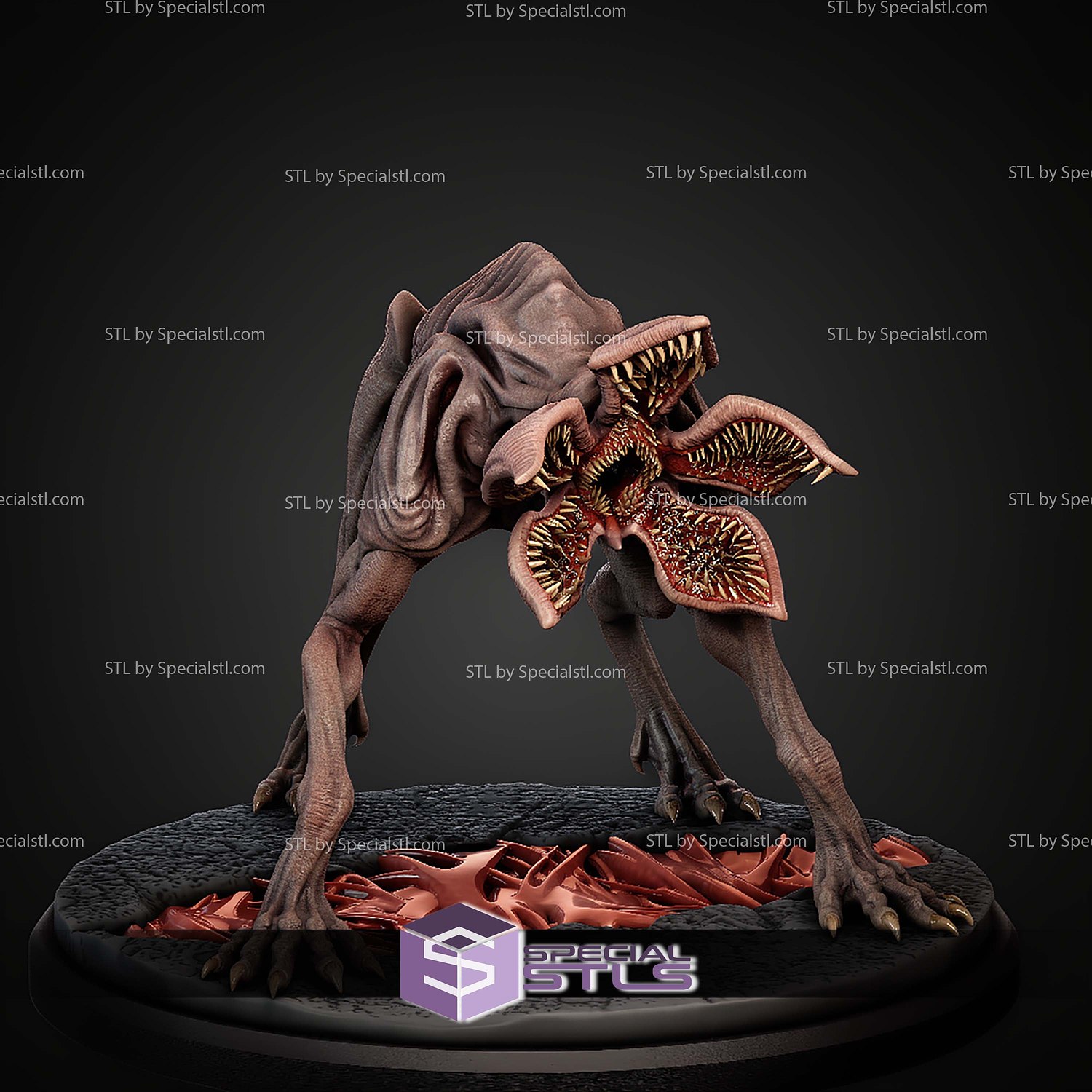 Demodog Stranger Things STL Files 3D Model — view 8